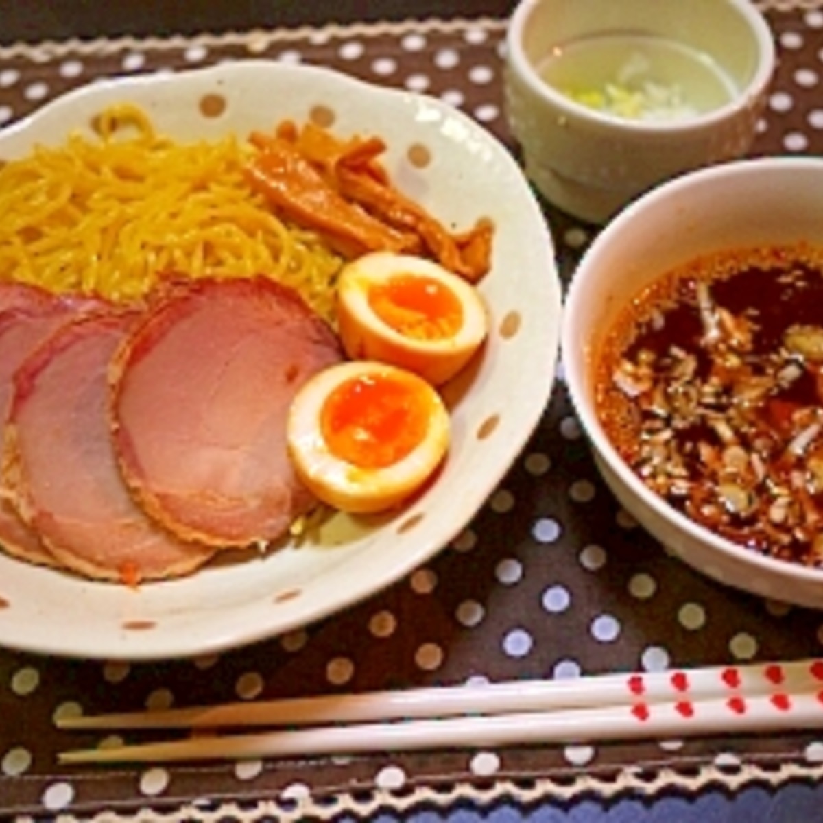 簡単 濃縮ポン酢でつけ麺 レシピ 作り方 By とまとママ3410 楽天レシピ